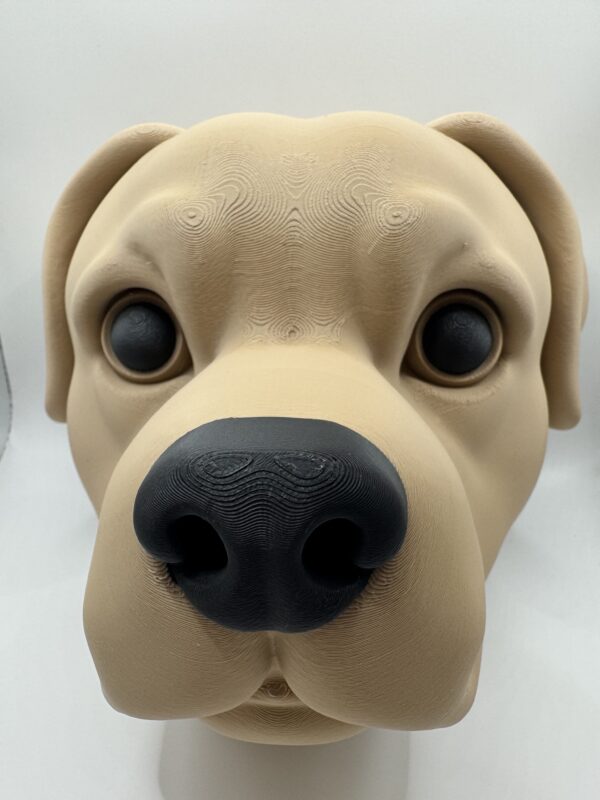 3D Dog Head Wall Art – Bold Labrador-Inspired Statement Decor